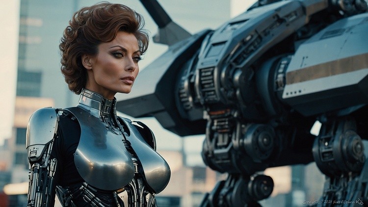 Sophia Robocop & ED-209