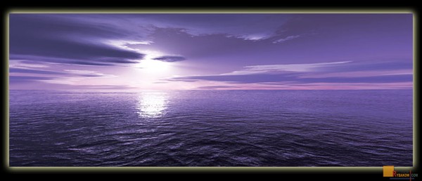 Endless Sea - seascape wallpaper - beautiful sunse