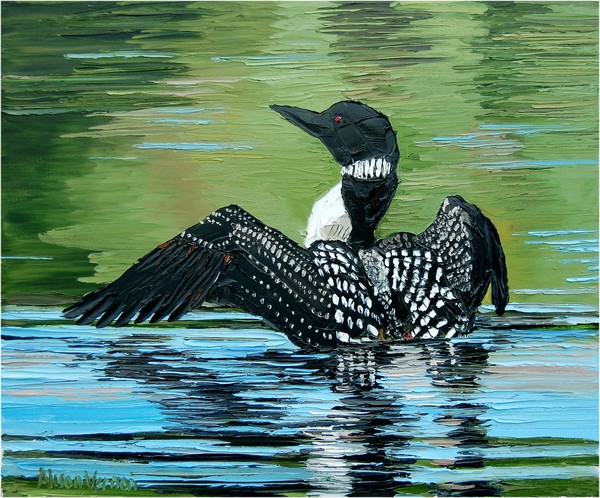 Loon on Pleasant Lake