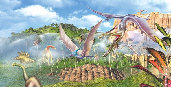 prehistoric valley