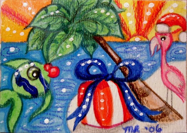 Flamingo Christmas