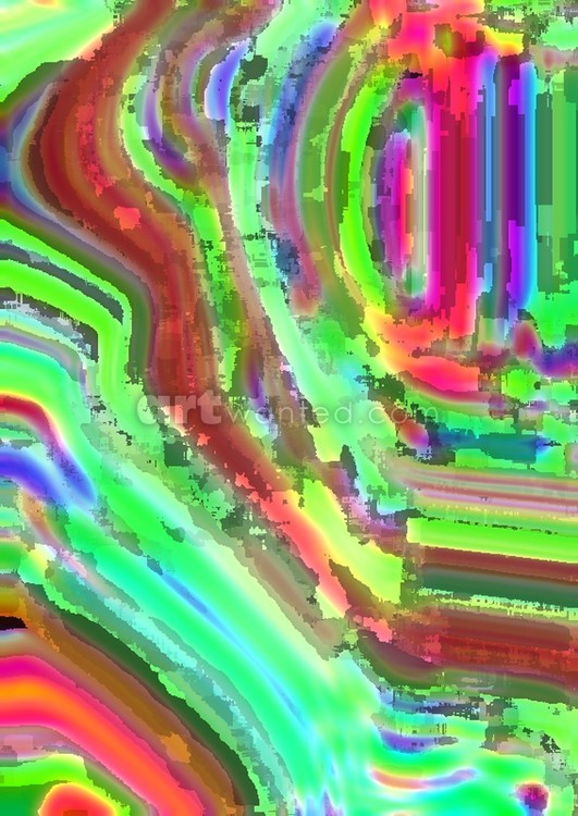 Dried Oil Spill