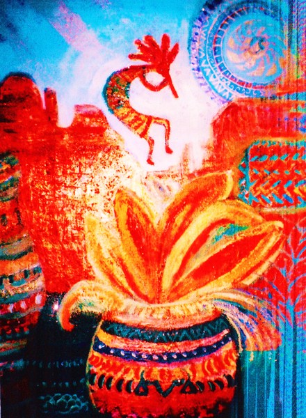 Kokopelli Happy Dance in Air