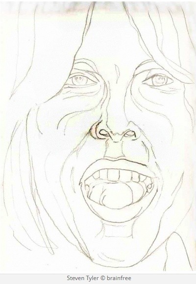 Drawing steven Tyler