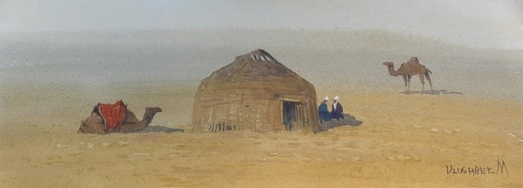In desert 
