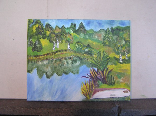 pond on the farm
