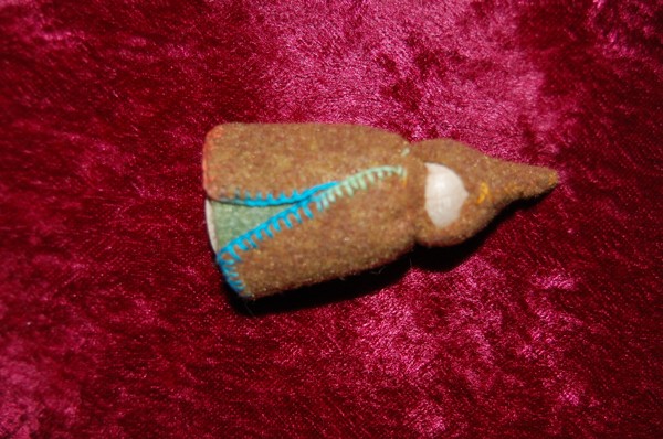 waldorf style wooden peg doll elf