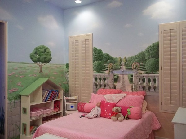 Garden Room Headboard Mural