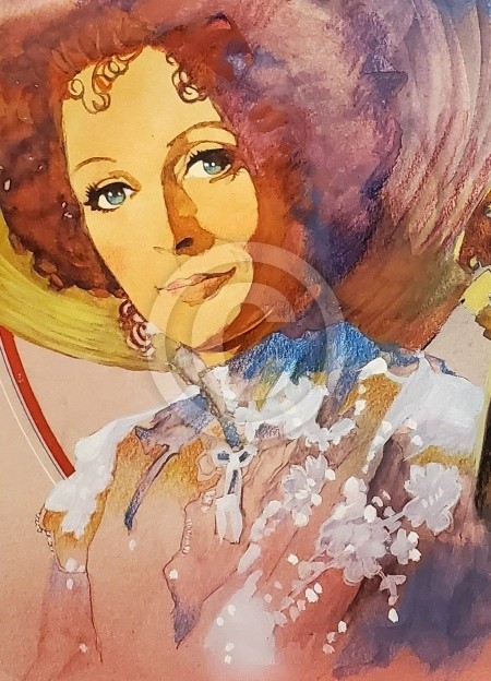 Colorful Lady in Hat