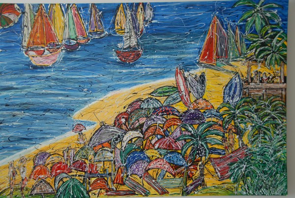day at the beach