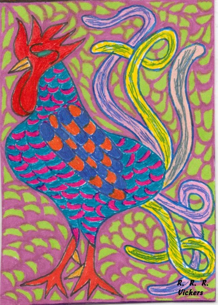 Rooster's Art Card 003 by RRRRV (c) 2011