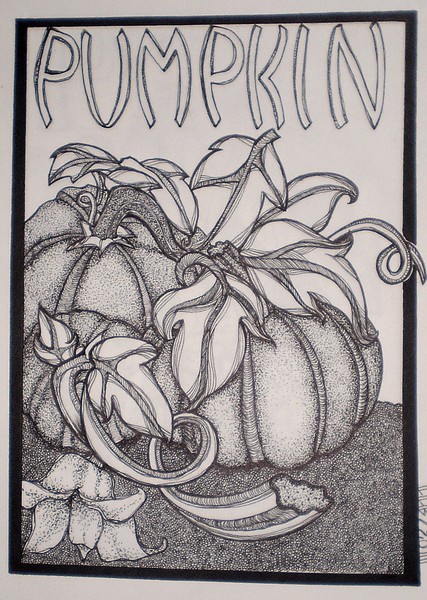 Black and White Pumpkins