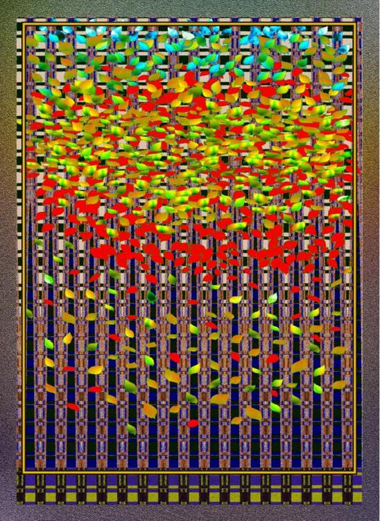 Tapestry. Forest