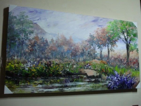 Paisagem espatulada 