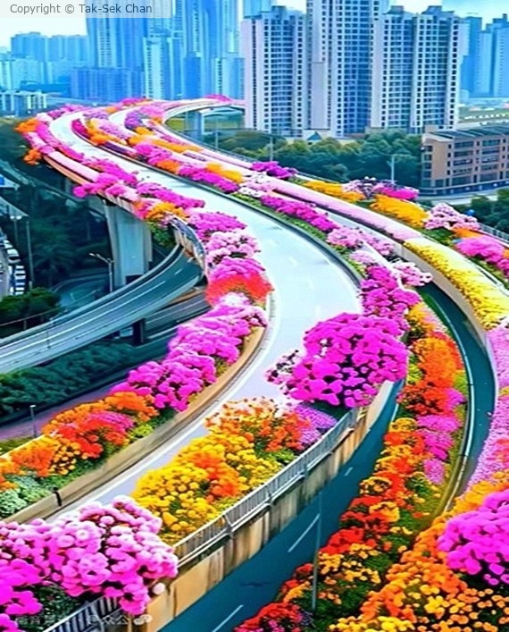 Highways of Hangzhou, China, 05-01-2024