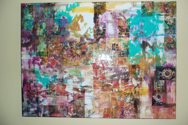 Teal Collage