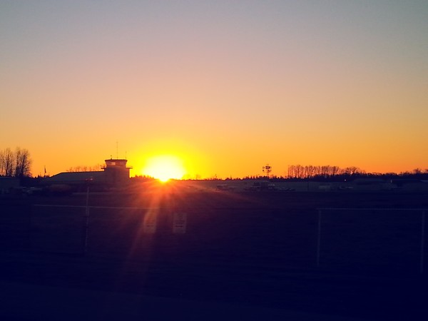 sunset at YPK