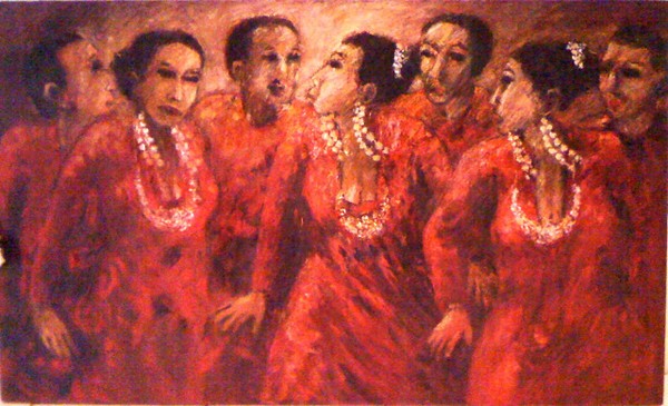 SEVEN DANCERS RONGGENG 150 X 90