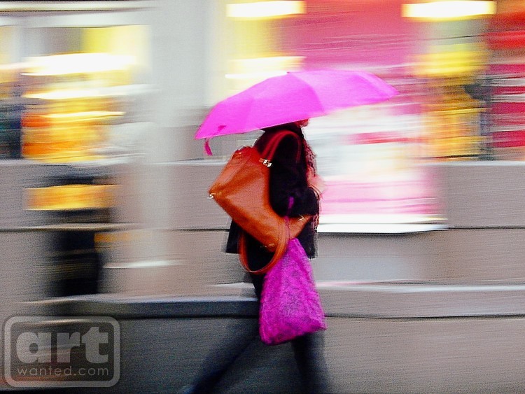 Walking By.
