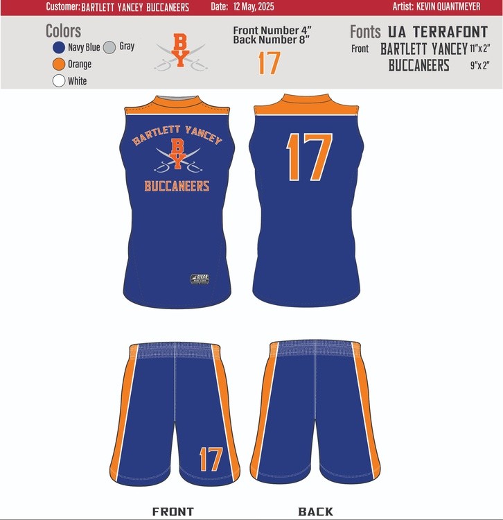 Bartlett Yancey Flag Football Jersey COMPRESSION