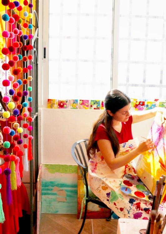 Karen Muro my art studio
