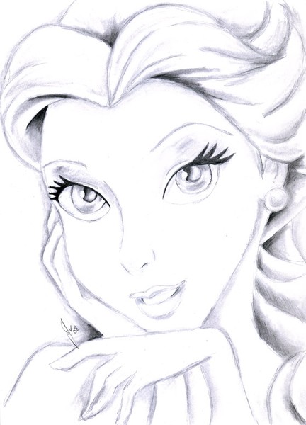 belle drawing