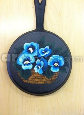 Pansies in Basket 