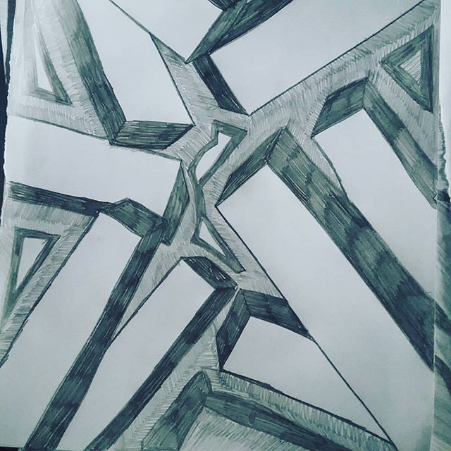 My pencil shading shapes