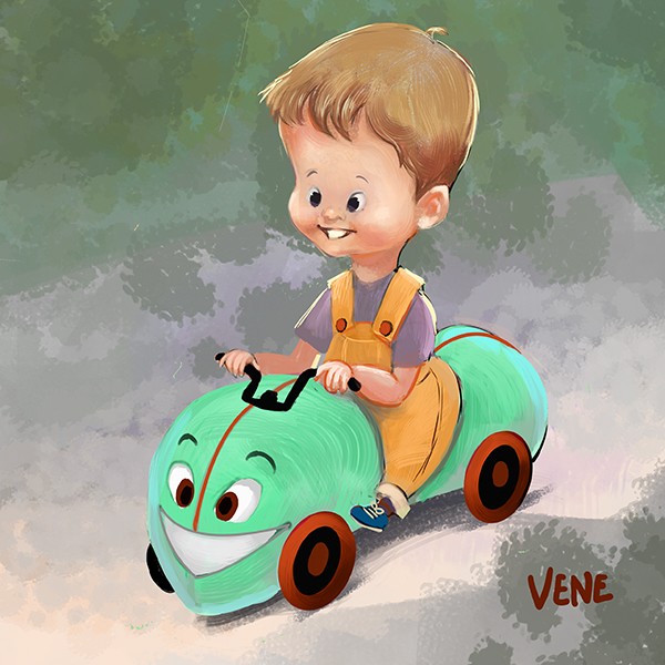 web boy riding