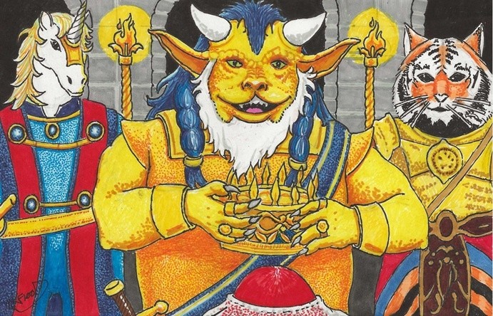 I, King Xavier crown thee...