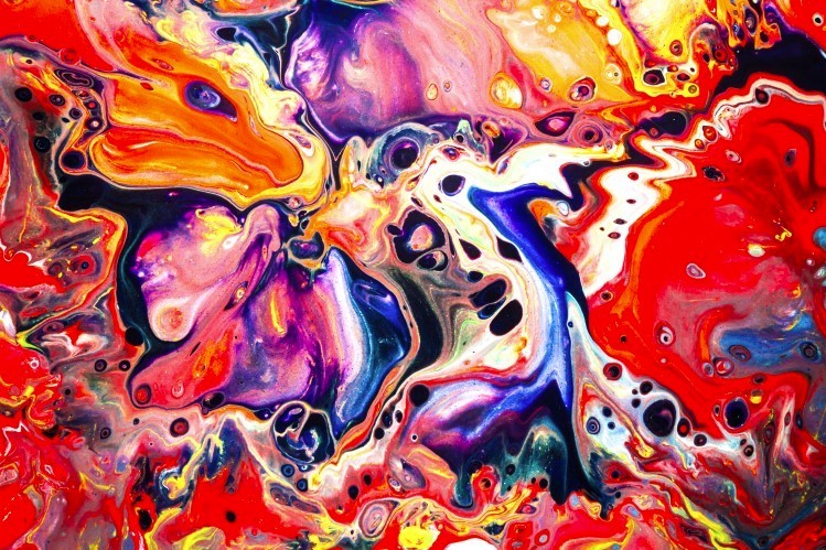 Best Friends - Abstract Art Painting