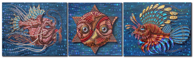 Triptych. Fishes
