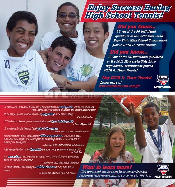 USTA Northern Section half-pg flyer