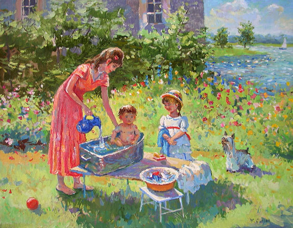 The Kiddy's Bathing