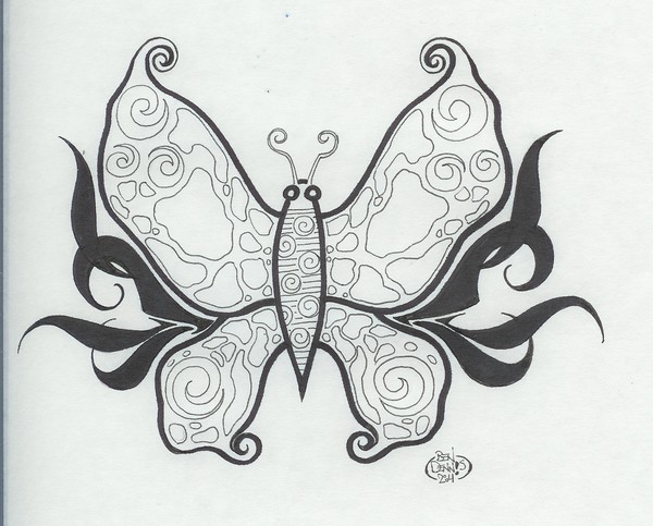 Butterfly tattoo