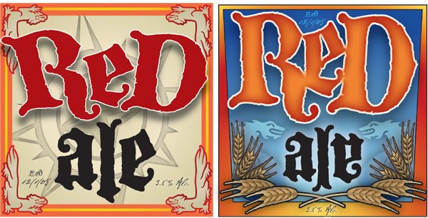 Red Ale Label