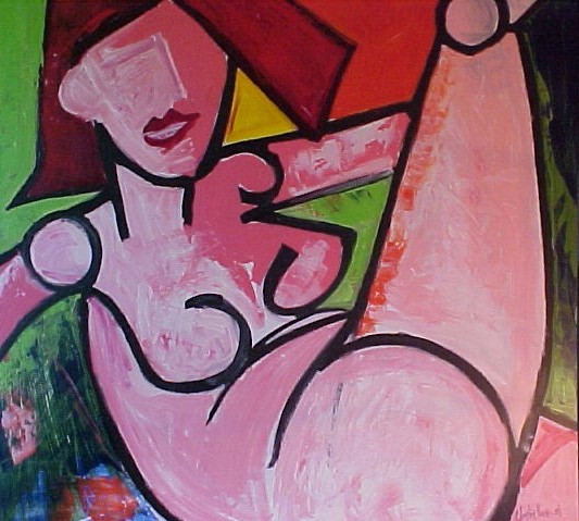 seated woman