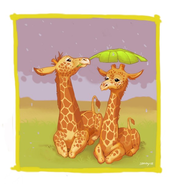 Gentle Giraffe