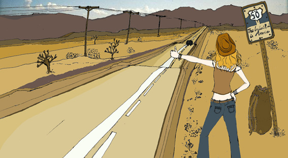 Loneliest road in America