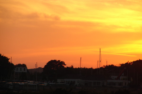 Autumn sunset