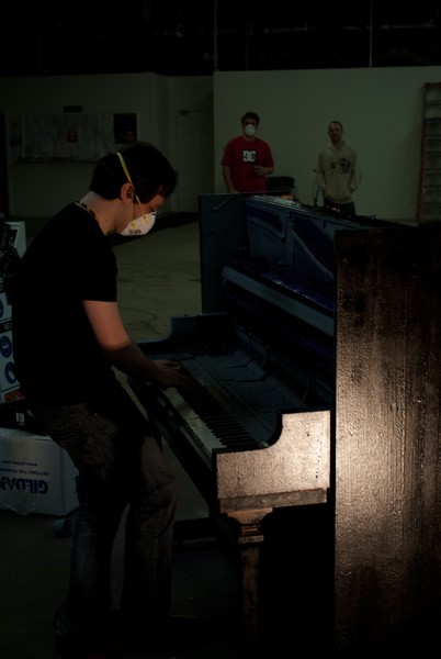 Danny the pianist in Everyone is talking jamming