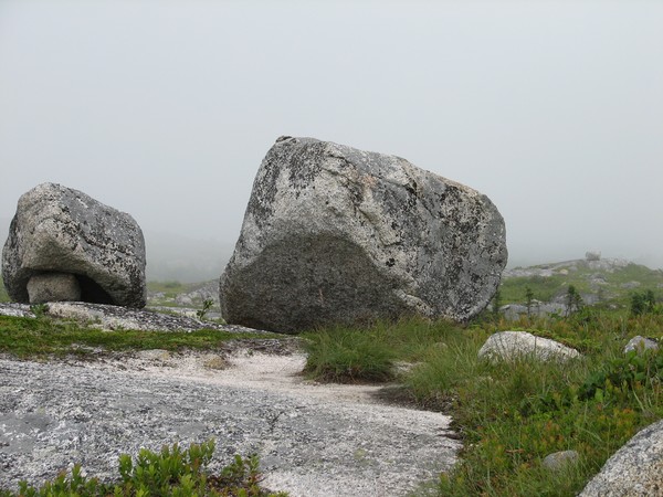Huge rocks Nova Scotia