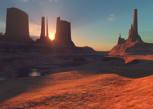 Desert monuments