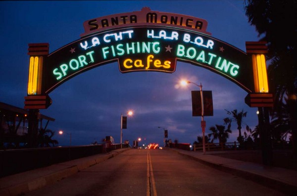 Santa Monica Pier Entrance