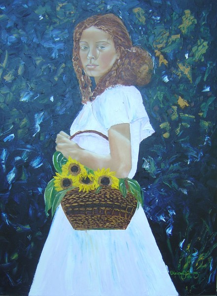 Eli con Girasoles