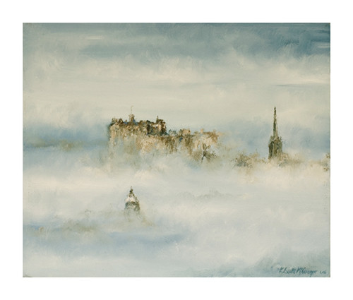 The Haar over Edinburgh Castle