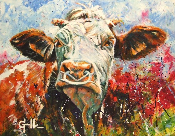 The naughty cow