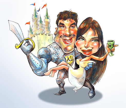 Wedding Caricature