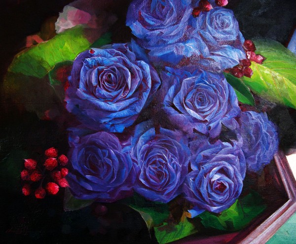 Blue rose