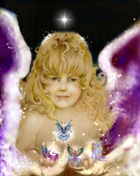 Do Faries go to Heaven?...They Visit occasionally!